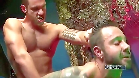 Masked and fucked by three- hottop